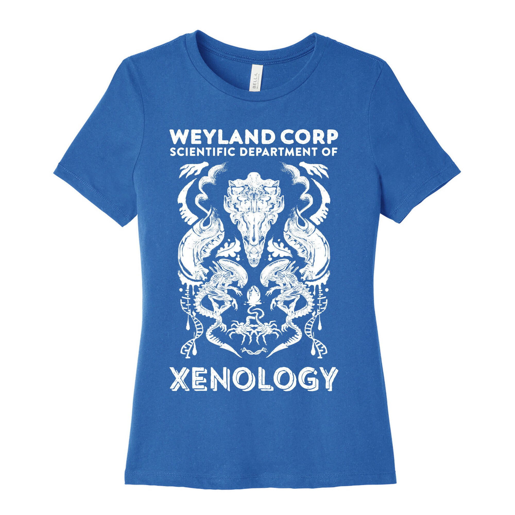 Weyland Corp Scientific Department Of Xenology Women's Cotton Tee